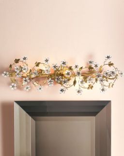 Three Light Floral Fixture