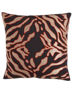 Marrakesh Tigre Pillow   Bandhini