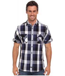 English Laundry Chatham Mens Long Sleeve Button Up (Blue)