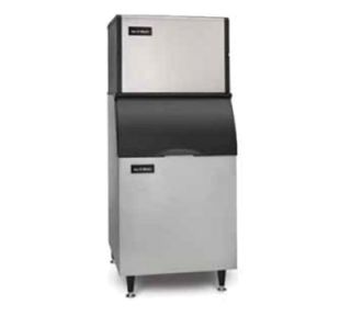 Ice O Matic Cube Ice Maker with 510 lb Bin Capacity   652 lb/24 hr, Air Cooled