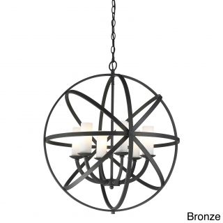 Aranya 6 light Orbit Pendant