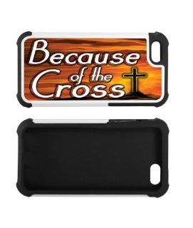 Because the Cross   Best 2 in 1 cell phone case for iPhone 5, iPhone 5S   WHITE Cell Phones & Accessories