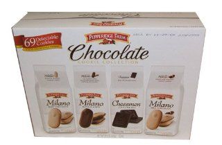 Pepperidge Farm Chocolate Cookies Collection Milano, Milano Black and White, Chessman Variety Pack  Cookies Gourmet  Grocery & Gourmet Food