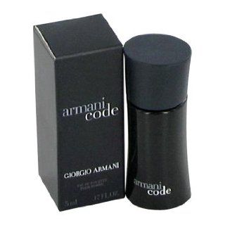 ARMANI CODE by Giorgio Armani for MEN EDT .17 OZ MINI (note* minis approximately 1 2 inches in height)  Eau De Toilettes  Beauty