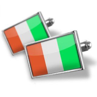 Neonblond Cufflinks "Ivory Coast Flag"   cuff links for man Jewelry