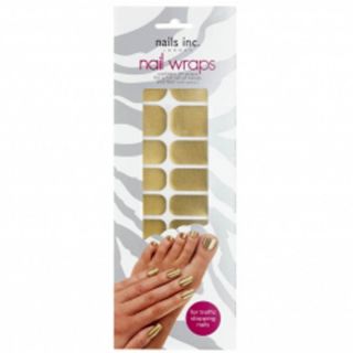 nails inc. Nail Wraps   Gold (24 Wraps)      Health & Beauty