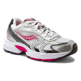 Saucony Cohesion 4 LTT  Girls'   Silver/Blk/Ht Pink