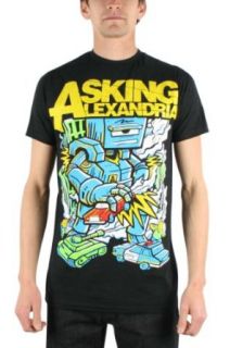 Asking Alexandria   Mens Killer Robot Slim Fit T shirt Clothing