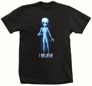 T shirt I Believe Area 51 Alien Black Wonder Tshirt( Xtra small)  Mugs  