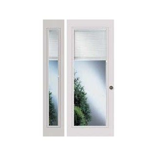 Exterior Door Blinds Between Glass Steel Full Lite with 1 Sidelite   Entry Doors  