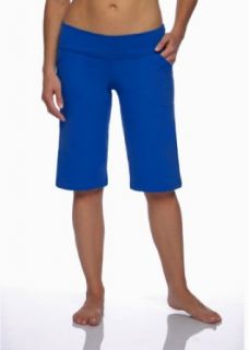 Beyond Yoga Women's Supplex Bermuda Shorts With Pockets, Harbor Blue, X Small  Clothing