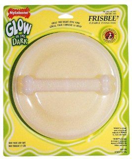 Glow In The Dark Frisbee Dog Toy  Pet Flying Discs 