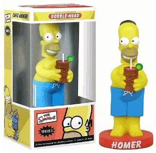 The Simpsons Tiki Homer Bobble Breeze Air Freshener Figure Toys & Games