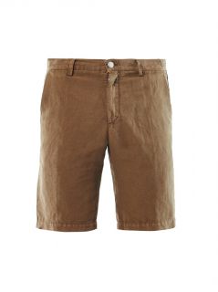 Vela linen and cotton blend shorts  Massimo Alba  MATCHESFAS