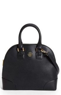 Tory Burch 'Robinson' Perforated Leather Dome Satchel
