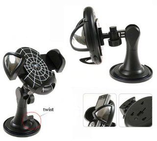 Bolkin 2 in 1 Universal Car Windshield or Vent Mount Holder (black) Cell Phones & Accessories