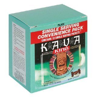 Kava King Single Serve Drink Mixes, Plain, 12 Count Boxes of Single Serving Packets (Pack of 2)  Sports Drinks  Grocery & Gourmet Food