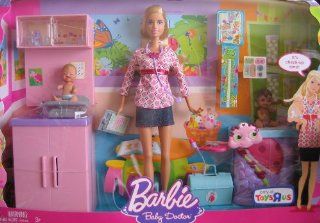 Barbie I Can Be Baby Doctor Doll & Playset w 2 Babies, Barbie Doll & More   Toys R Us Exclusive (2008) Toys & Games