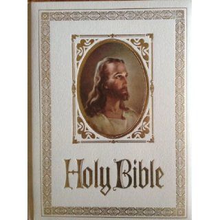 Holy Bible Containing the Old and New Testaments(white leather, red letter edtion) King James Version Books