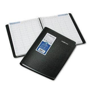 DayMinder Recycled Four Person Group Daily Appointment Book, 8 x 11 Inches, Black, 2012 (G560 00)  Appointment Books And Planners 