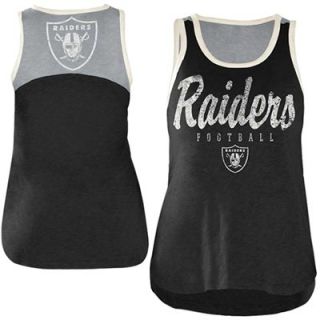 Oakland Raiders Ladies National Title Tank Top   Black/Silver
