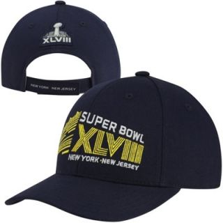 Super Bowl XLVIII Youth Adjustable Hat   Navy Blue