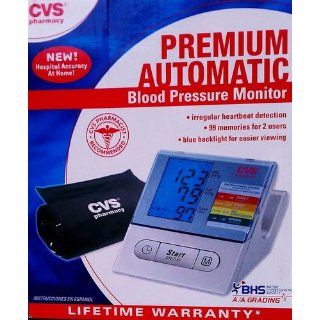 CVS Premium Automatic Blood Pressure Monitor 344532 Health & Personal Care