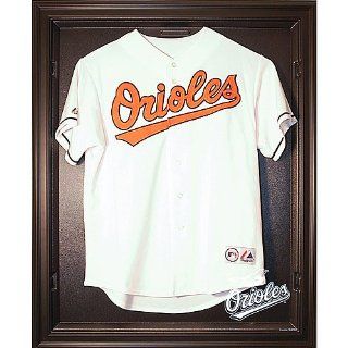 Caseworks Baltimore Orioles Removable Face Jersey Display (Black, Brown, Mahogany)  Sports Related Display Cases  Sports & Outdoors