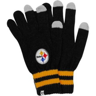 47 Brand Pittsburgh Steelers Team Player Touch Glove   Black