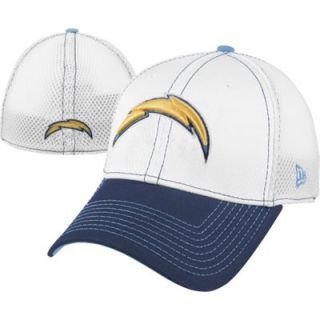 New Era San Diego Chargers 39THIRTY Blitz Neo Flex Hat   White/Navy Blue