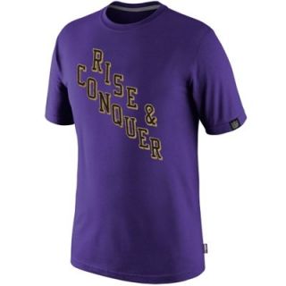 Nike Baltimore Ravens Instant Replay Tri Blend T Shirt   Purple