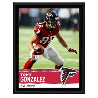 Tony Gonzalez Atlanta Falcons Sublimated 10.5 x 13 Plaque