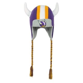 Minnesota Vikings Toddler Rush Zone Knit Tassle Hat   Purple