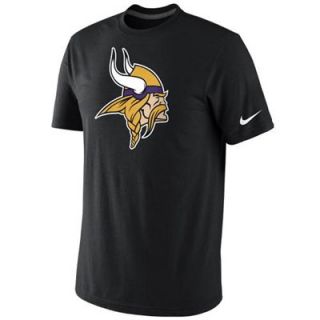 Nike Minnesota Vikings Oversized Logo T Shirt   Black