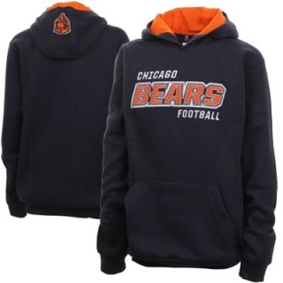 Chicago Bears Youth Gridiron Pullover Hoodie   Navy Blue