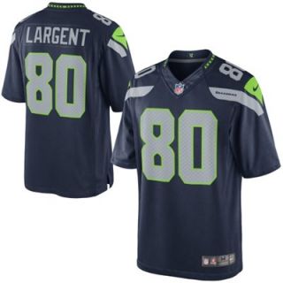 Nike Steve Largent Seattle Seahawks Retired Player Limited Jersey   College Navy