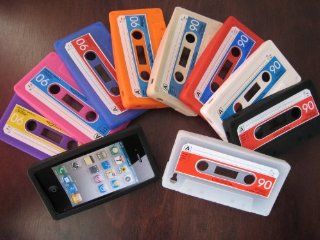 9 Pack Iphone 4/4S Audio Cassette Tape Case (9 Different Colors) Cell Phones & Accessories