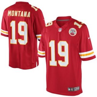 Nike Joe Montana Kansas City Chiefs Retired Player Limited Jersey   Red
