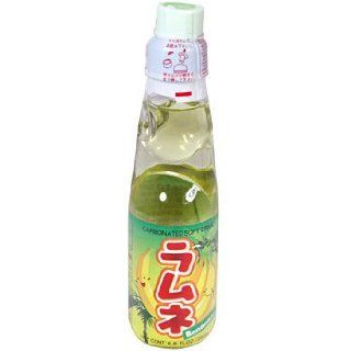 Ramune Japanese Soft Drink Banana Flavor  Soda Soft Drinks  Grocery & Gourmet Food