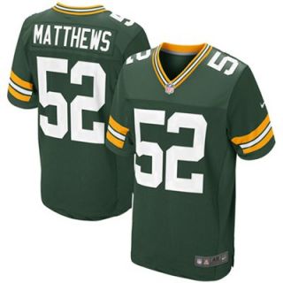 Nike Clay Matthews Green Bay Packers Elite Jersey   Green