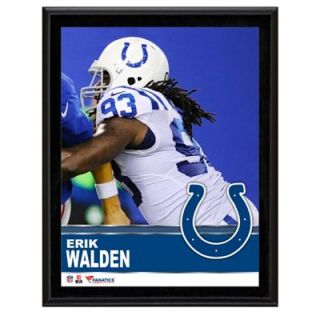 Erik Walden Indianapolis Colts Sublimated 10.5 x 13 Plaque
