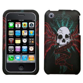 Hard Plastic Snap on Cover Fits Apple iPhone 3G 3GS Lizzo Strength Power Skull AT&T (does NOT fit Apple iPhone or iPhone 4/4S or iPhone 5/5S/5C) Cell Phones & Accessories