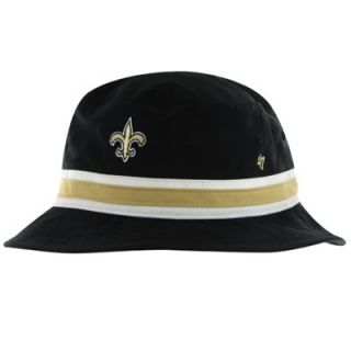 47 Brand New Orleans Saints Bucket Hat   Black
