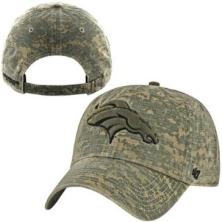 47 Brand Denver Broncos Clean Up Legacy Adjustable Hat   Digital Camo