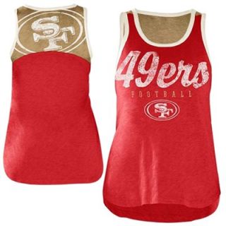 San Francisco 49ers Ladies National Title Tank Top   Scarlet/Gold