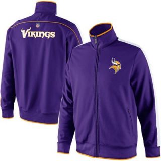 Nike Minnesota Vikings Classic Full Zip Track Jacket   Purple