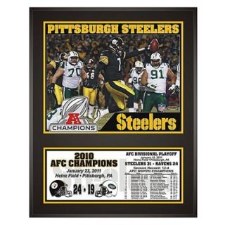 Pittsburgh Steelers 2010 AFC Conference Champions Sublimated 12 x 15 Photo