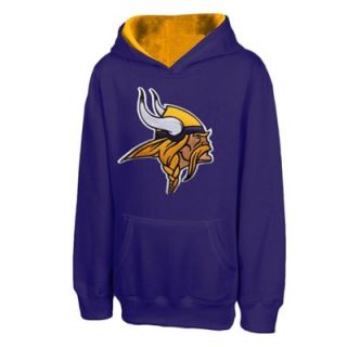 Minnesota Vikings Youth Logo Pullover Hoodie   Purple