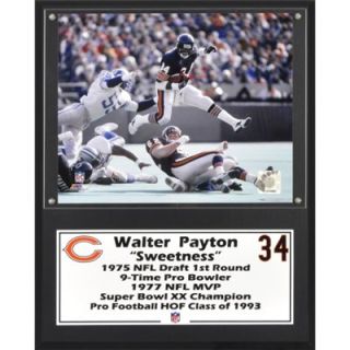 Walter Payton Chicago Bears Sublimated 12 x 15 Player Plaque