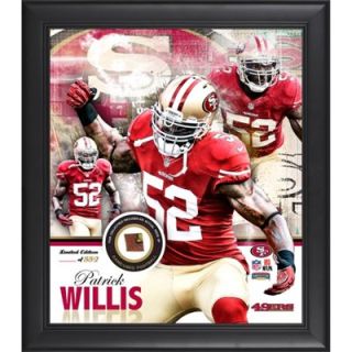 San Francisco 49ers Patrick Willis Framed Collage with Football